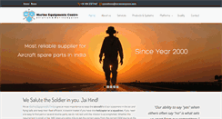 Desktop Screenshot of mecaerospares.com